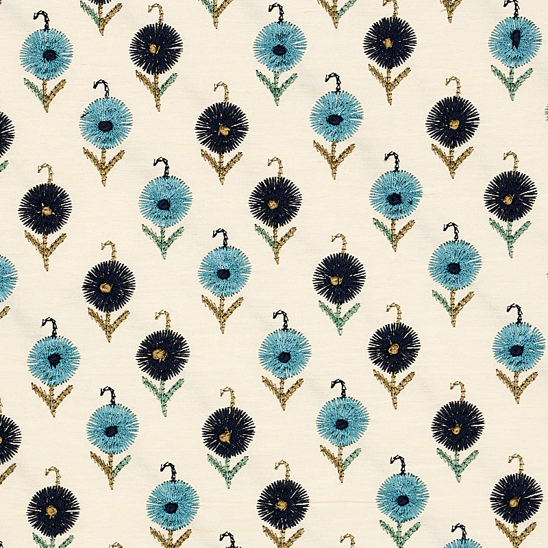 SCHUMACHER CONTEMPORARY EMBROIDERIES AVODICA EMBROIDERY EMBROIDERIES EMBROIDERIES AEGEAN - 70210