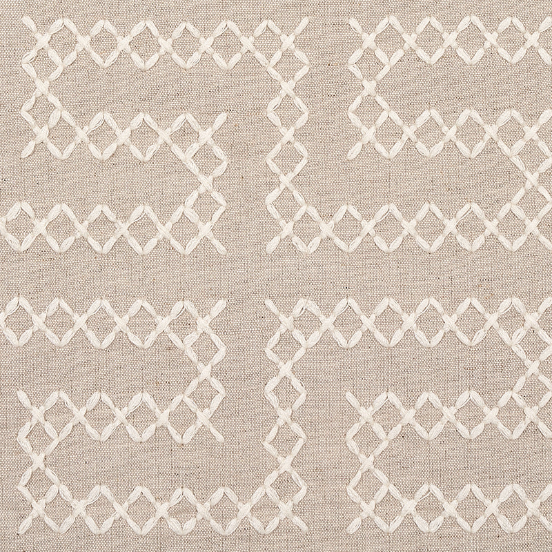 SCHUMACHER CONTEMPORARY EMBROIDERIES A MAZE EMBROIDERY EMBROIDERIES EMBROIDERIES SAND - 70231