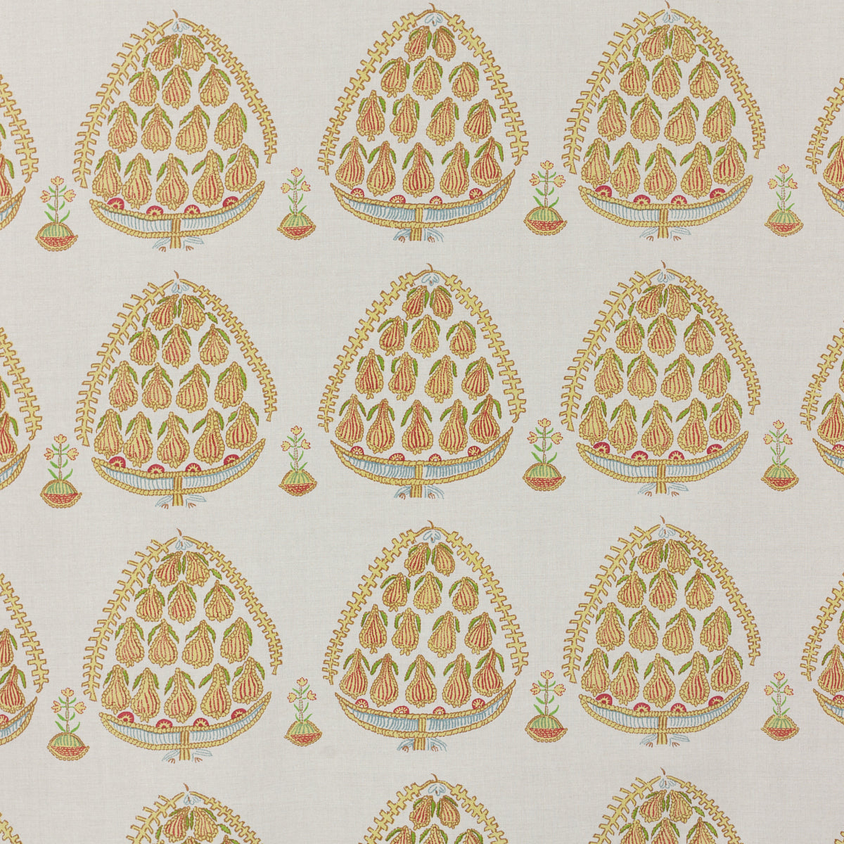 SCHUMACHER RAOUL TEXTILES FIG PRINTS PRINTS MAIZE - 702N78