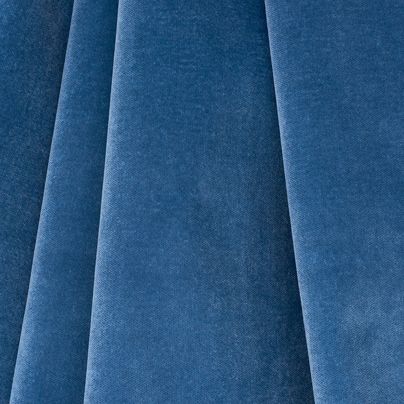 SCHUMACHER FABRIC PERFECT BASICS: VELVET ROCKY PERFORMANCE VELVET STEEL BLUE - 70571