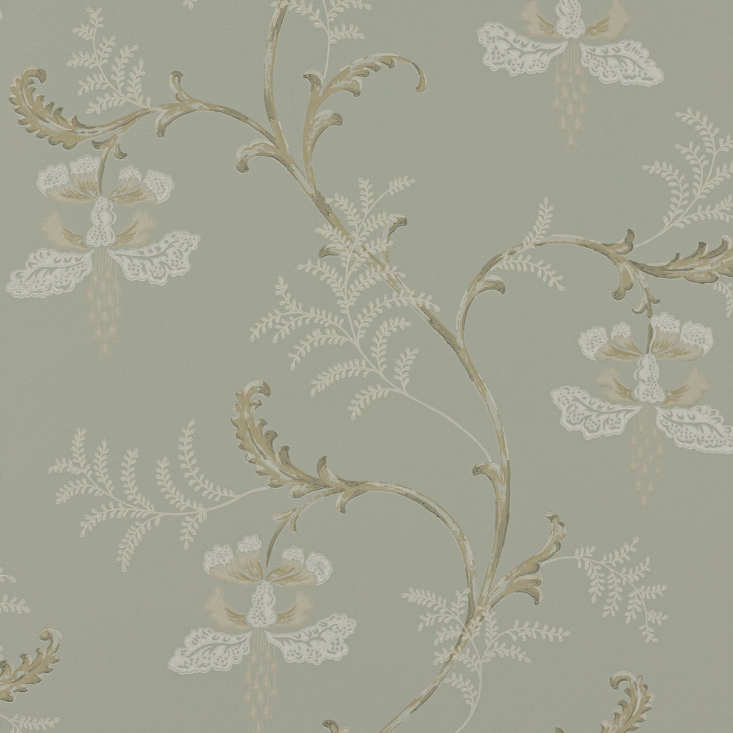 Colefax and Fowler Bellflower Old Blue (7127-01) Wallpaper