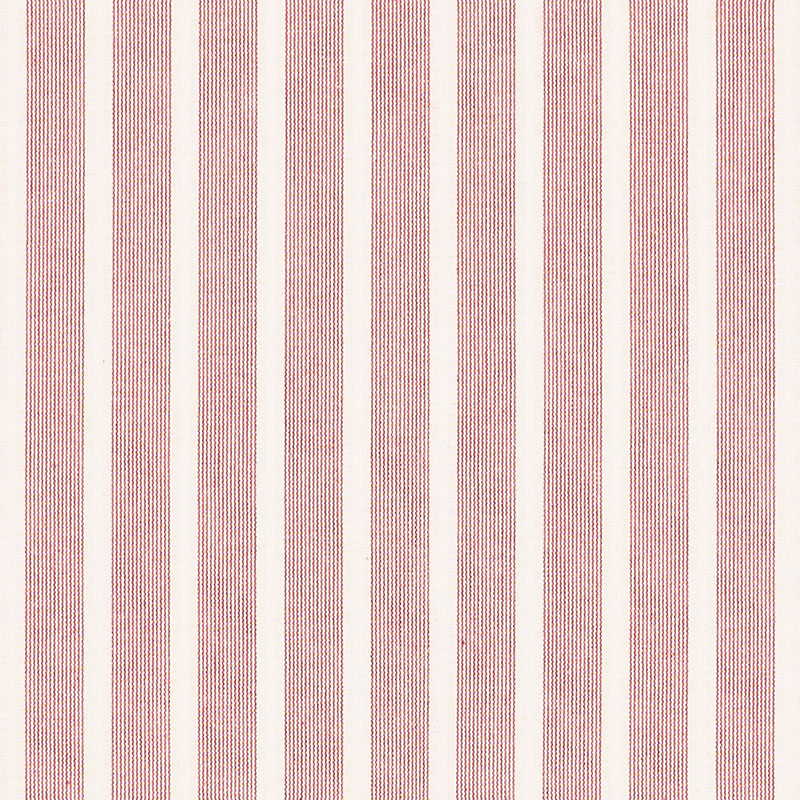 SCHUMACHER ESSENTIALS: STRIPES JEAN STRIPE PATTERN WOVENS PATTERN WOVENS RED - 71382