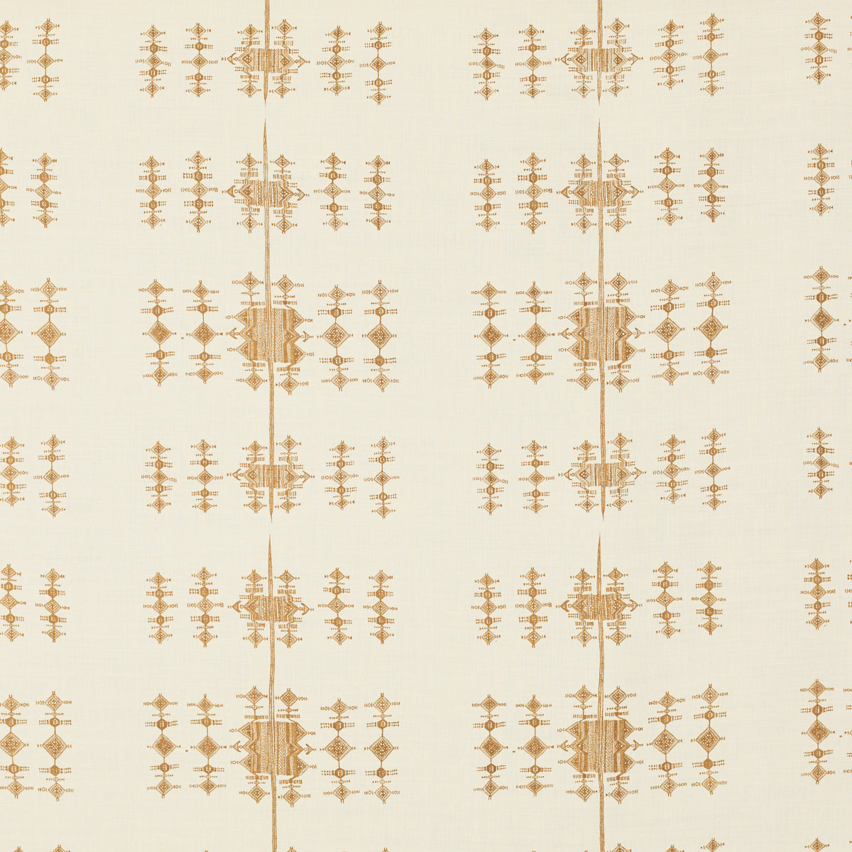 SCHUMACHER RAOUL TEXTILES FULANI PRINTS PRINTS TOBACCO - 717V62