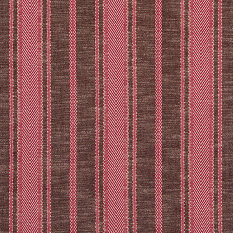 SCHUMACHER CARAVANNE ZINA STRIPE PATTERN WOVENS PATTERN WOVENS BERRY - 71910