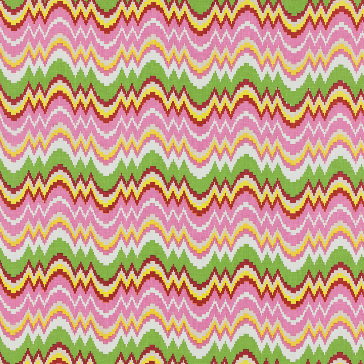 SCHUMACHER RAOUL TEXTILES FLAMESTITCH PRINTS PRINTS FUCHSIA - 720B83