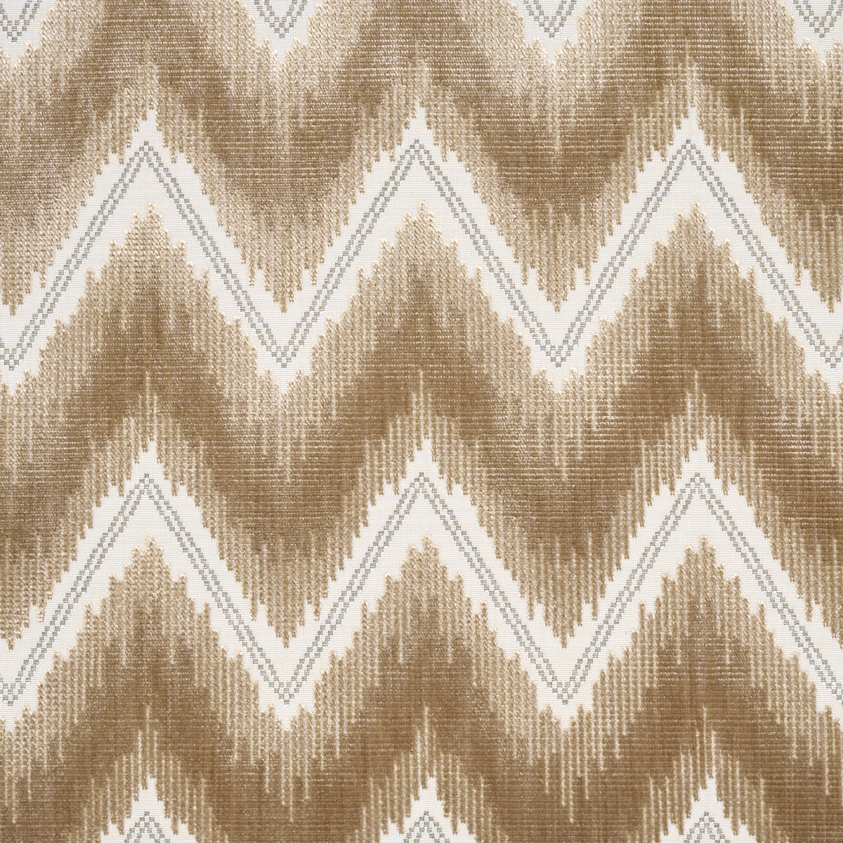 SCHUMACHER CUT & PATTERNED VELVETS CHEVRON VELVET CUT VELVET,VELVETS CUT VELVET,VELVETS GOLD - 72845