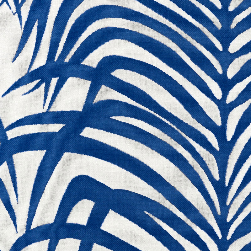 SCHUMACHER INDOOR/OUTDOOR II: PRINTS & WOVENS ZEBRA PALM INDOOR/OUTDOOR INDOOR/OUTDOOR,HIGH PERFORMANCE,PATTERN WOVENS INDOOR/OUTDOOR,HIGH PERFORMANCE,PATTERN WOVENS NAVY - 73170