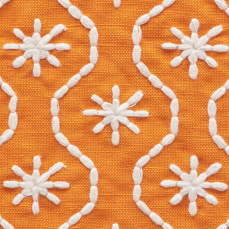 SCHUMACHER HAPPY TOGETHER GIGI EMBROIDERY EMBROIDERIES EMBROIDERIES ORANGE - 73491