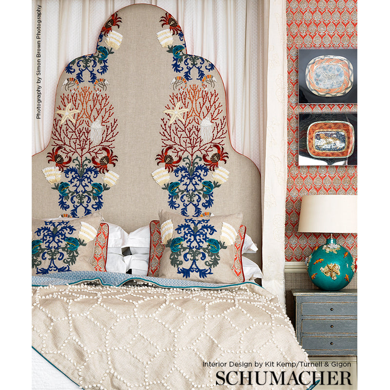 SCHUMACHER EXQUISITE EMBROIDERIES UNDER THE SEA EMBROIDERIES,SPECIALTY EMBROIDERIES,SPECIALTY MULTI - 73550