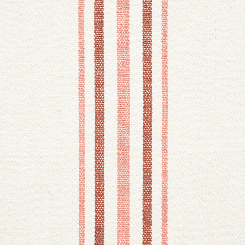 SCHUMACHER CHAMBRAY SCARSET STRIPE WOVEN WOVEN ROSEWOOD - 75262