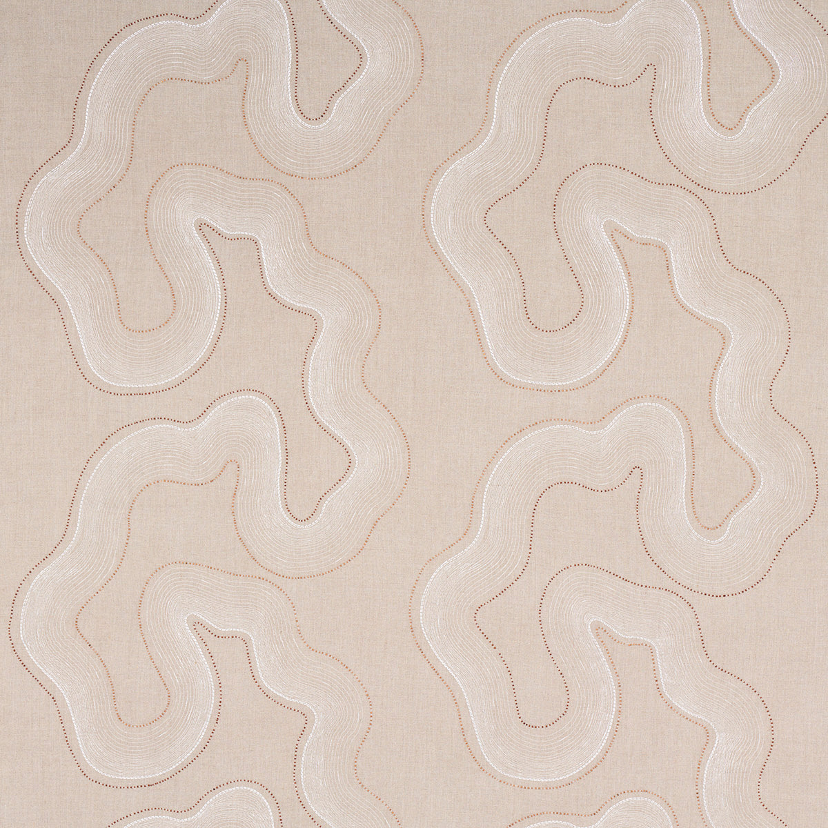 SCHUMACHER ESSENTIALS: SHEERS & CASEMENTS TOPO BEADED SHEER SHEERS & CASEMENTS,EMBROIDERED SHEERS & CASEMENTS,EMBROIDERED NATURAL - 75902