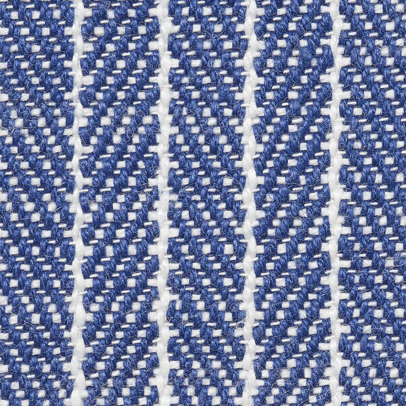 SCHUMACHER INDOOR/OUTDOOR LINEN GARTER STRIPE INDOOR/OUTDOOR PATTERN WOVENS,HIGH PERFORMANCE,INDOOR/OUTDOOR PATTERN WOVENS,HIGH PERFORMANCE,INDOOR/OUTDOOR BLUE - 76672