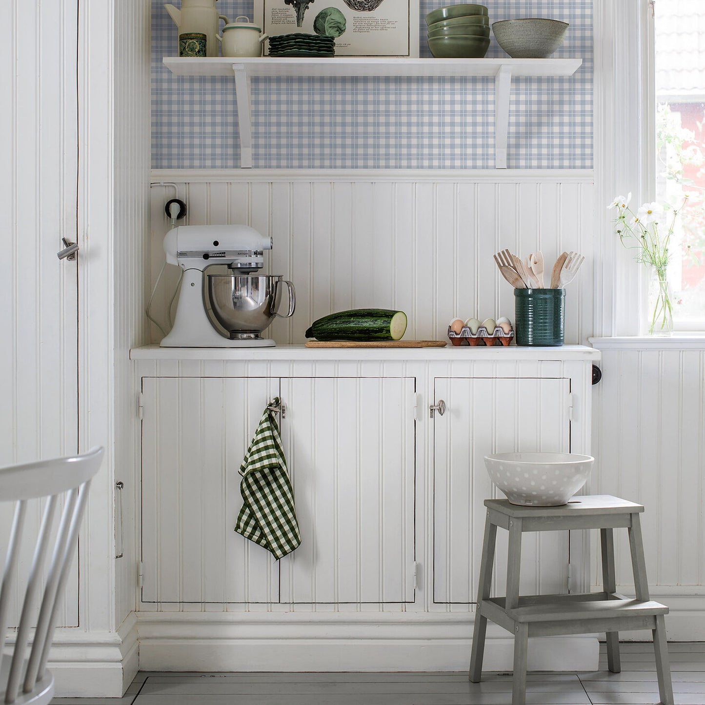 SCHUMACHER Borastapeter FRIDA BLUE - 7674