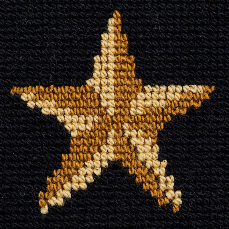 SCHUMACHER CUT & PATTERNED VELVETS STAR ??PINGL?? WOVEN WOVEN BLACK - 77420