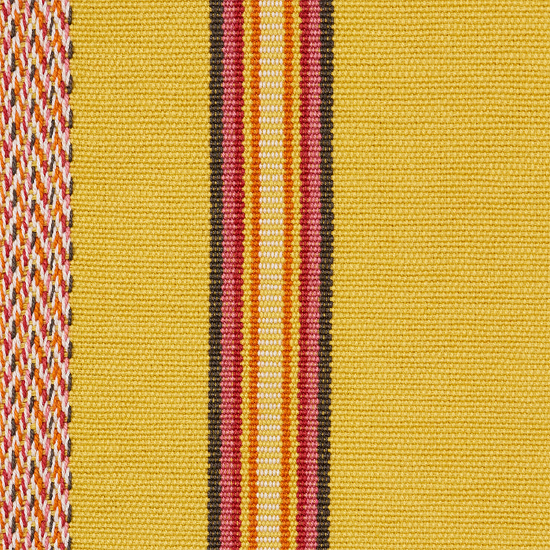 SCHUMACHER TRUE WEST KAYENTA STRIPE PATTERN WOVENS,HIGH PERFORMANCE PATTERN WOVENS,HIGH PERFORMANCE YELLOW - 77452