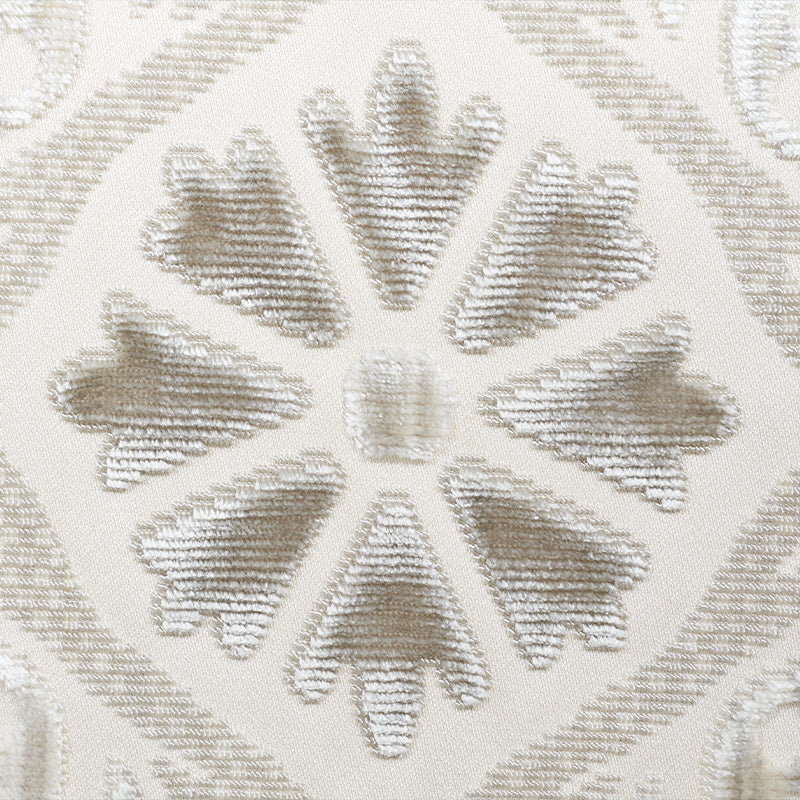 SCHUMACHER CUT & PATTERNED VELVETS SUZANI STRIE VELVET CUT VELVET CUT VELVET PEARL - 77642