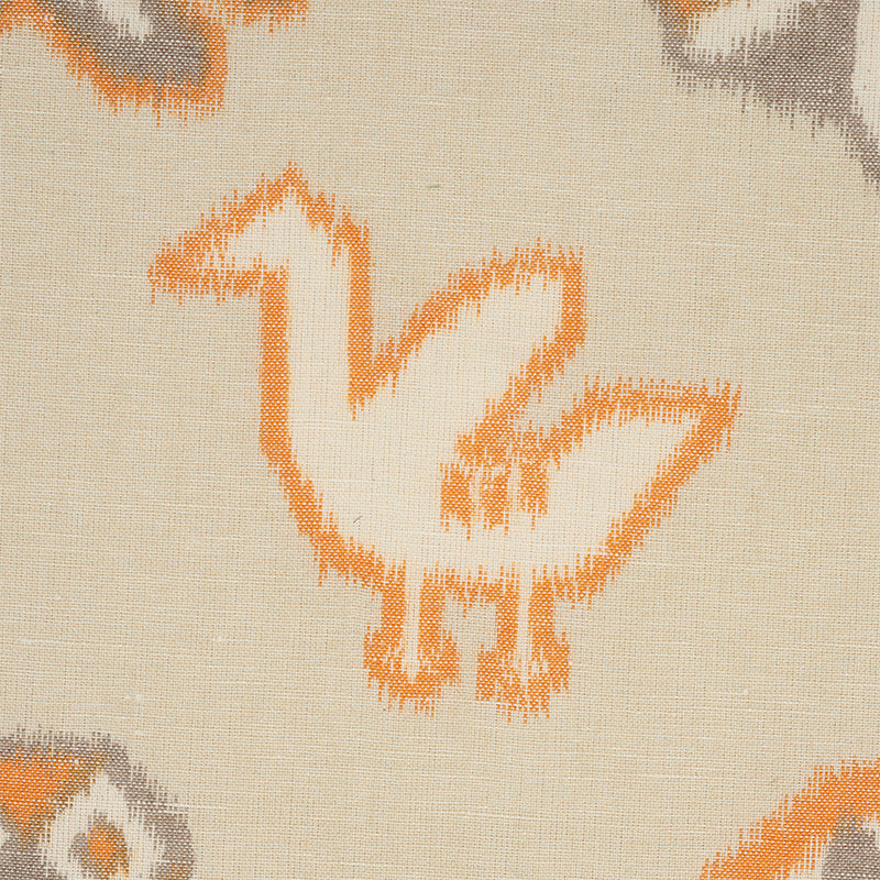 SCHUMACHER TRUE WEST CHUSKA WARP PRINT PATTERN WOVENS PATTERN WOVENS PINK , ORANGE - 78142