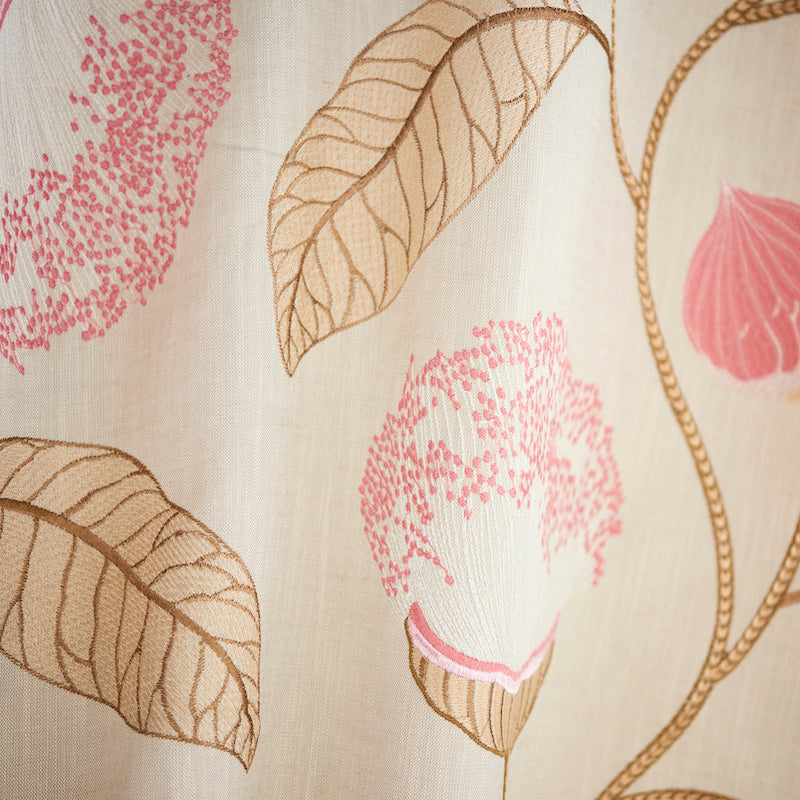 SCHUMACHER FABRIC EXQUISITE EMBROIDERIES Celinda Embroidery BLUSH - 78302