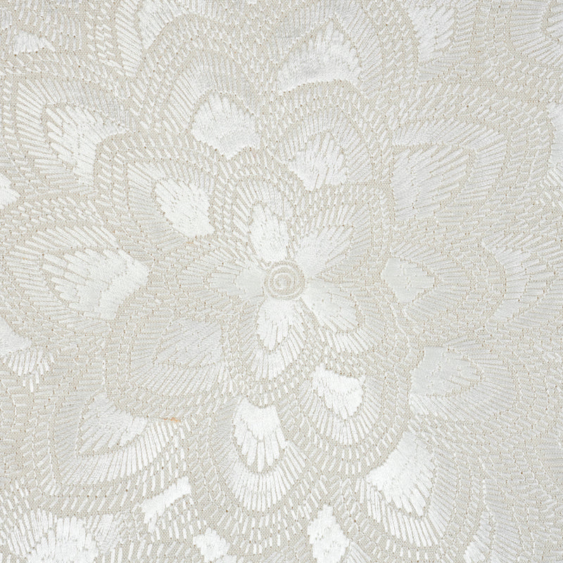 SCHUMACHER EXQUISITE EMBROIDERIES LOTUS EMBROIDERY EMBROIDERIES EMBROIDERIES PEARL - 78341