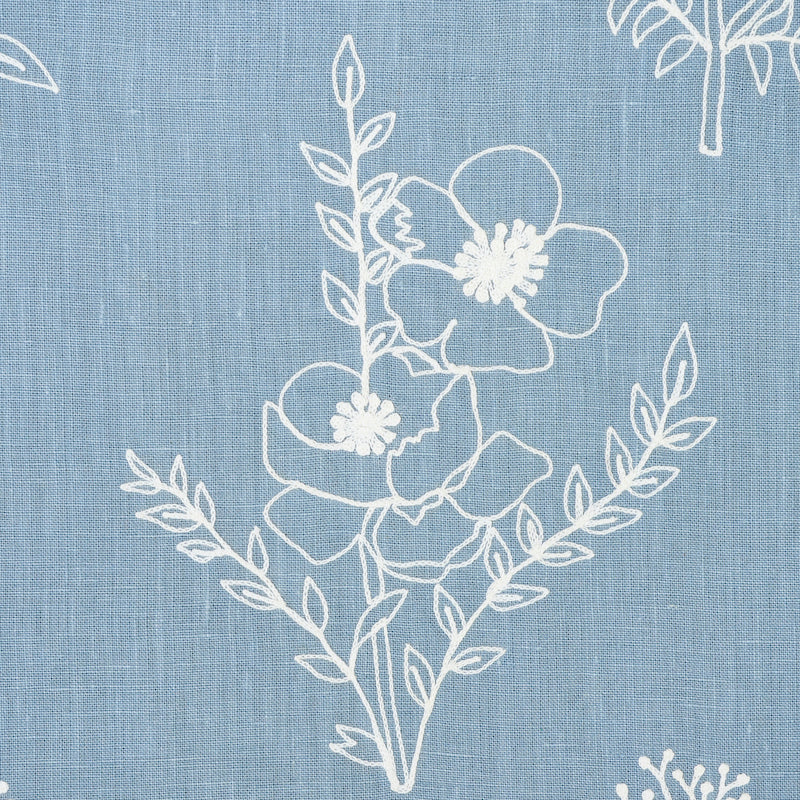 SCHUMACHER EXQUISITE EMBROIDERIES LISBETH EMBROIDERY EMBROIDERIES EMBROIDERIES BLUE - 78360