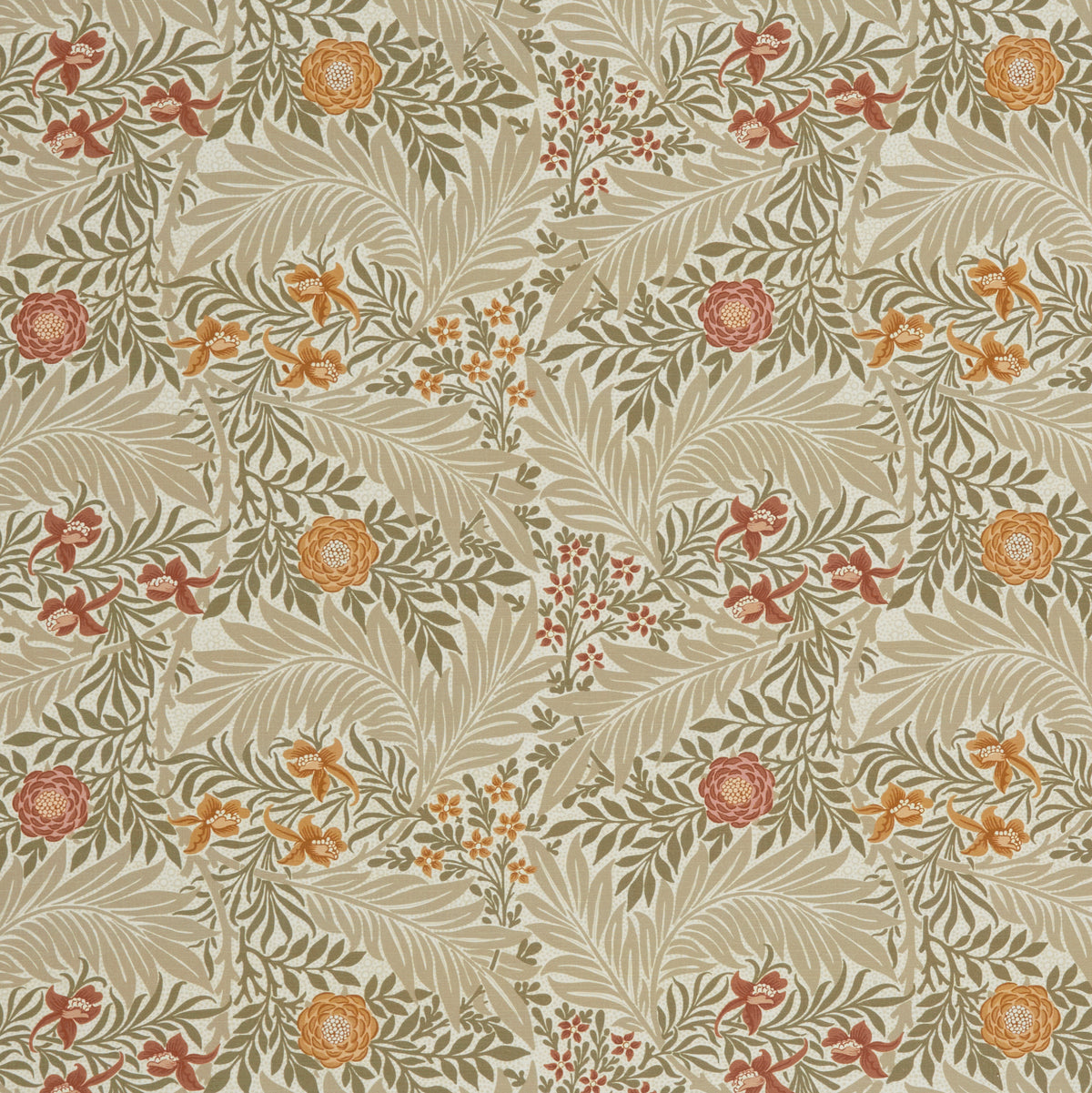 STOUT TEXTILES MULTIPURPOSE,PRINT TRADITIONAL, FLORAL SPICE - 7861-1