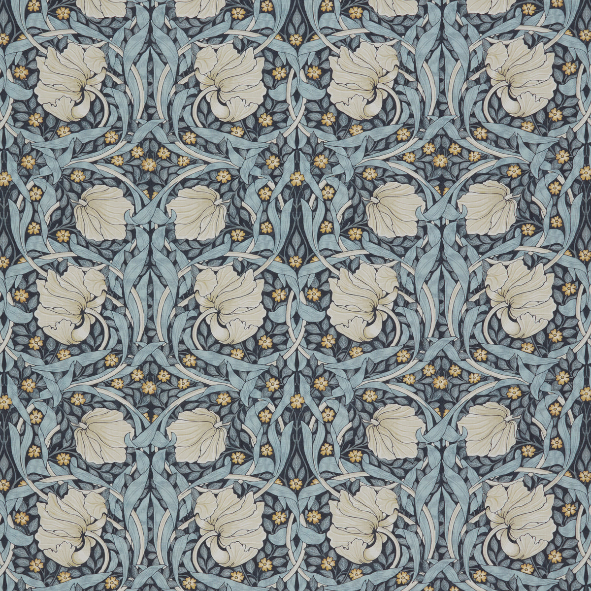 STOUT TEXTILES MULTIPURPOSE,PRINT TRADITIONAL, FLORAL INDIGO,INK - 7865-3