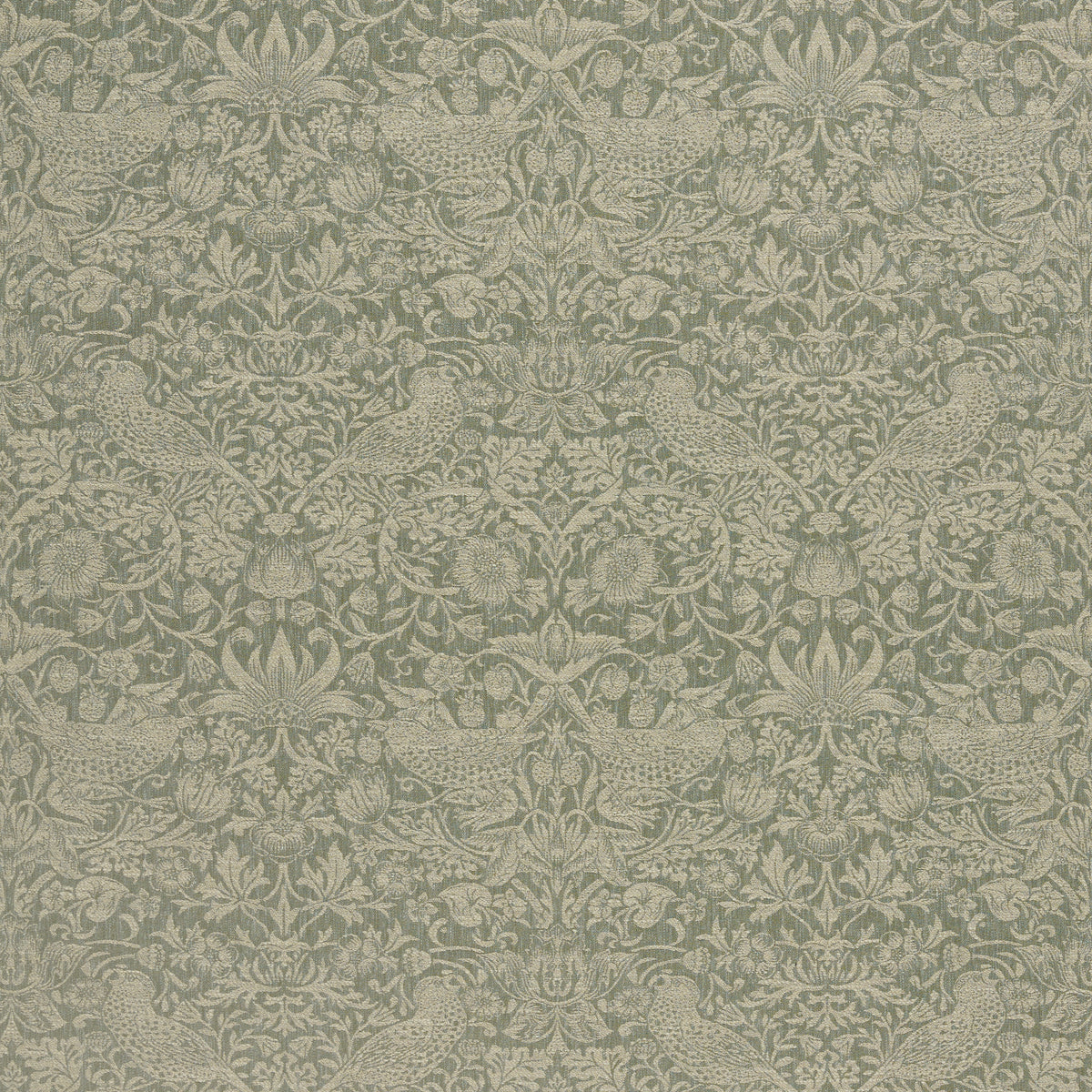 STOUT TEXTILES MULTIPURPOSE,WOVENS TRADITIONAL, ANIMAL MOTIF SAGE - 7868-2