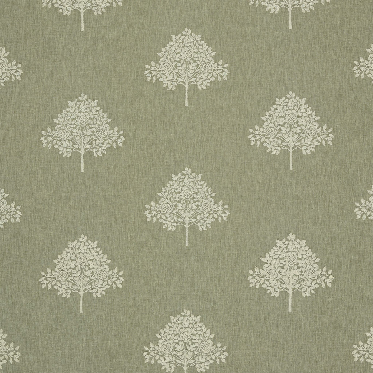 STOUT TEXTILES DRAPERY,EMBROIDERIES TRADITIONAL, LEAF SAGE - 7875-3