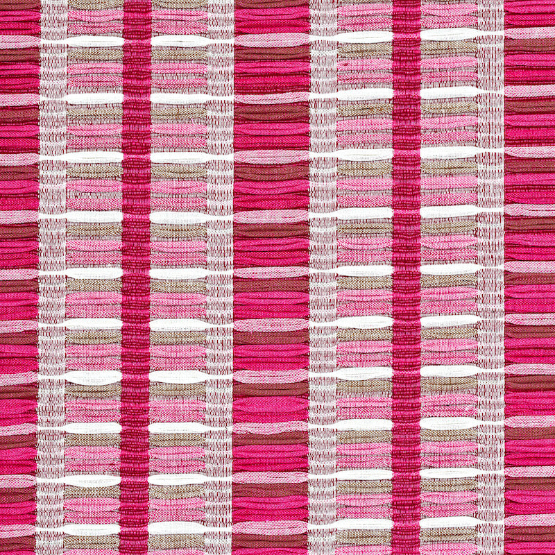 SCHUMACHER A RUM FELLOW PALOPO HAND WOVEN STRIPE PATTERN WOVENS PATTERN WOVENS FLAMINGO - 78821
