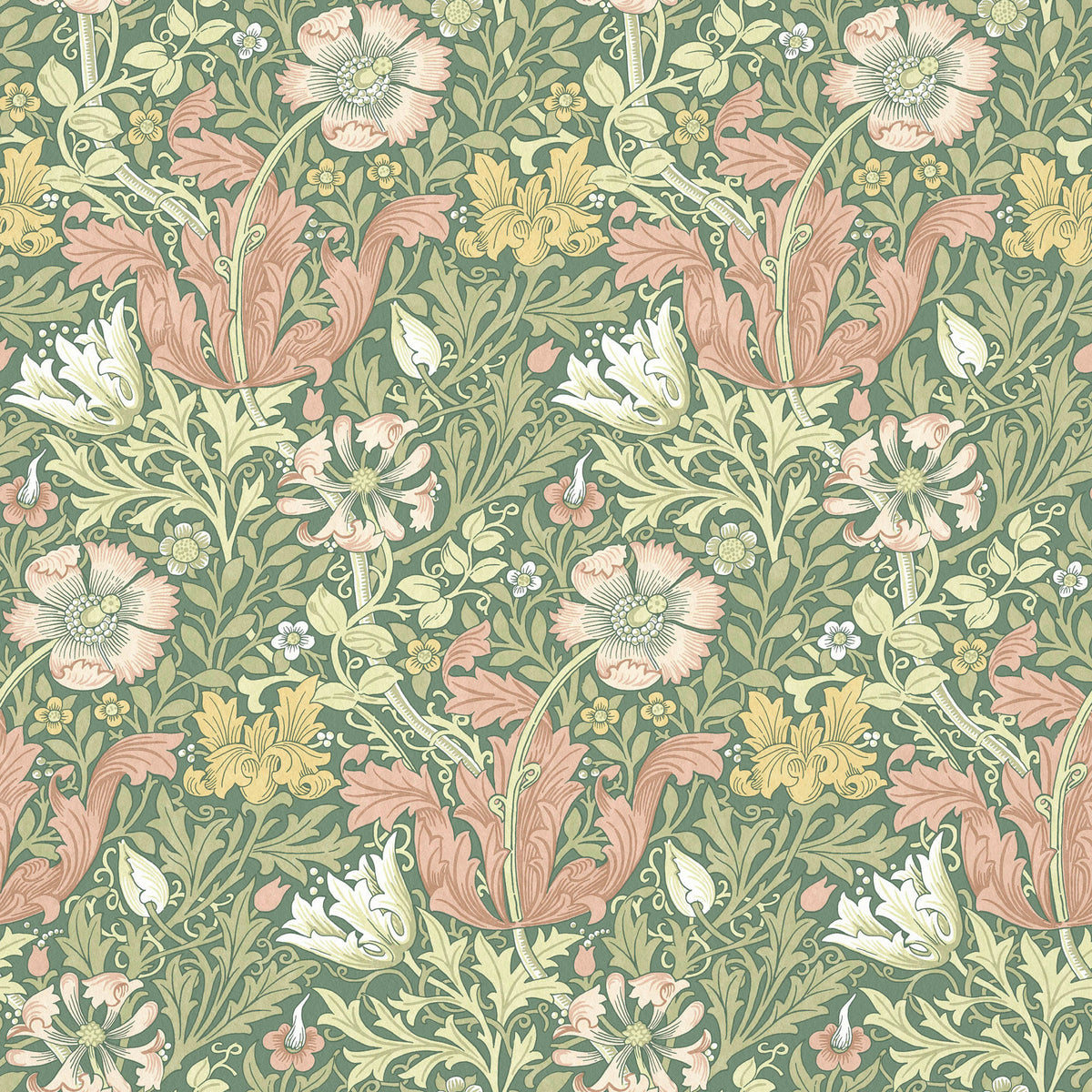 STOUT TEXTILES MULTIPURPOSE,VELVET TRANSITIONAL,, FLORAL CAMELIA - 7886-1