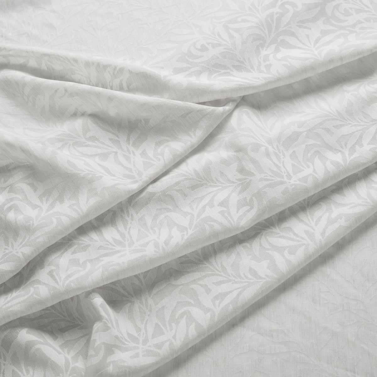 STOUT TEXTILES DRAPERY,SHEER TRANSITIONAL,, LEAF FROST - 7893-1