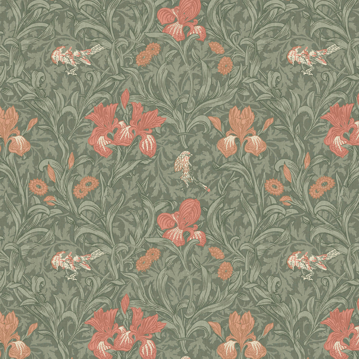 STOUT TEXTILES MULTIPURPOSE,PRINT TRANSITIONAL,, FLORAL ELM - 7894-4