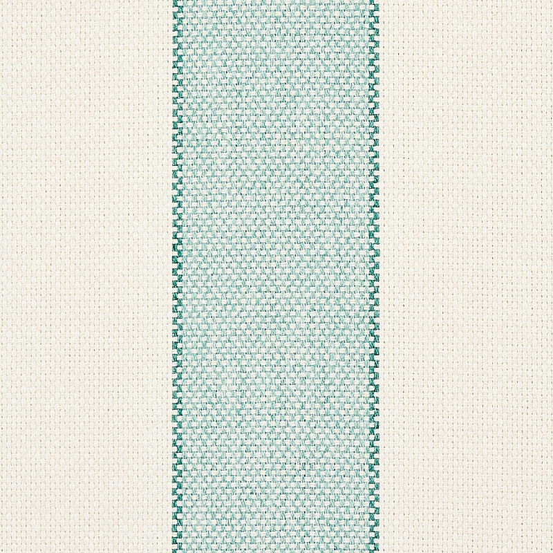 SCHUMACHER THE GOOD LIFE INDOOR/OUTDOOR BLUMONT STRIPE INDOOR/OUTDOOR PATTERN WOVEN,HIGH PERFORMANCE,INDOOR & OUTDOOR PATTERN WOVEN,HIGH PERFORMANCE,INDOOR & OUTDOOR AQUA - 79053