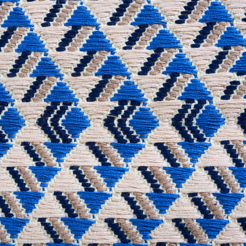 SCHUMACHER A RUM FELLOW AMATES HAND WOVEN BROCADE PATTERNED WOVENS,HIGH PERFORMANCE,INDOOR & OUTDOOR PATTERNED WOVENS,HIGH PERFORMANCE,INDOOR & OUTDOOR OCEAN - 79222