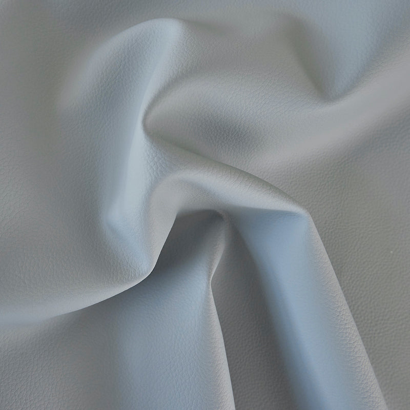 SCHUMACHER FABRIC PERFECT BASICS: VEGAN LEATHER & SUEDE VEGAN LEATHER INDOOR/OUTDOOR SLATE - 79555