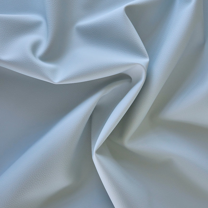 SCHUMACHER FABRIC PERFECT BASICS: VEGAN LEATHER & SUEDE VEGAN LEATHER INDOOR/OUTDOOR FOG - 79556