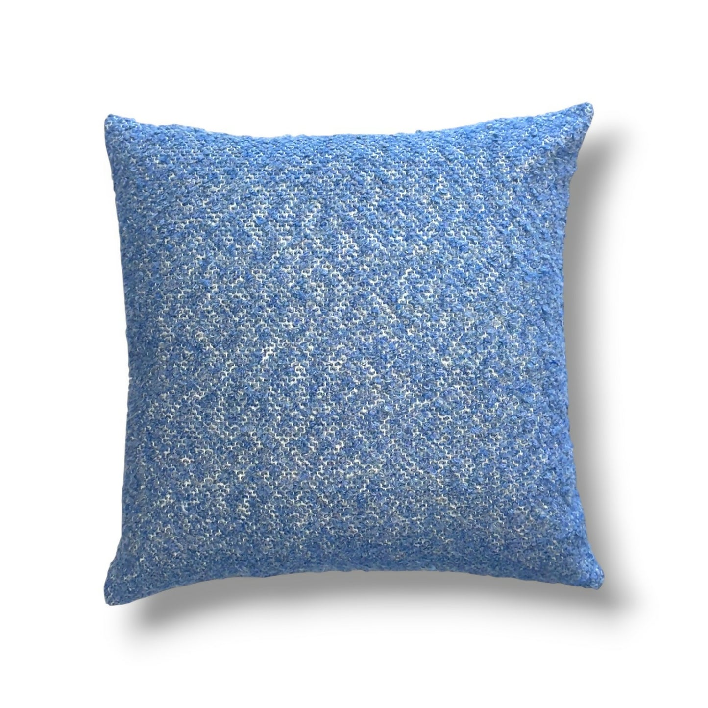 20" Sky Blue Textured Pillow Cover