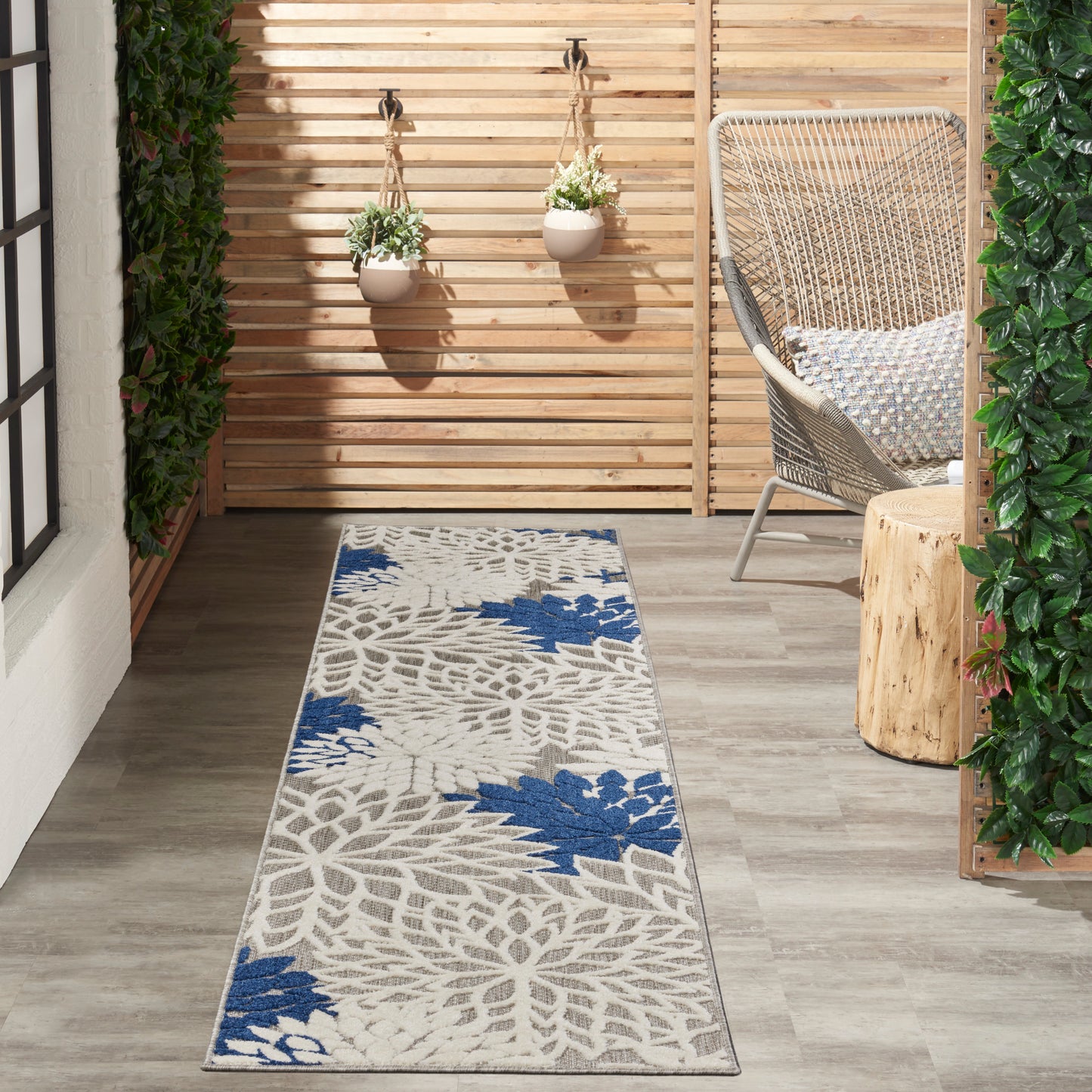 Nourison Rugs Nourison Home Tropical 12' Runner - 099446778956