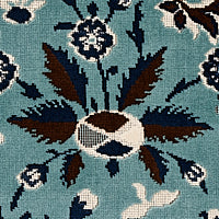 SCHUMACHER CUT & PATTERNED VELVETS SAINT AMBROSE VELVET Cadet - 80171