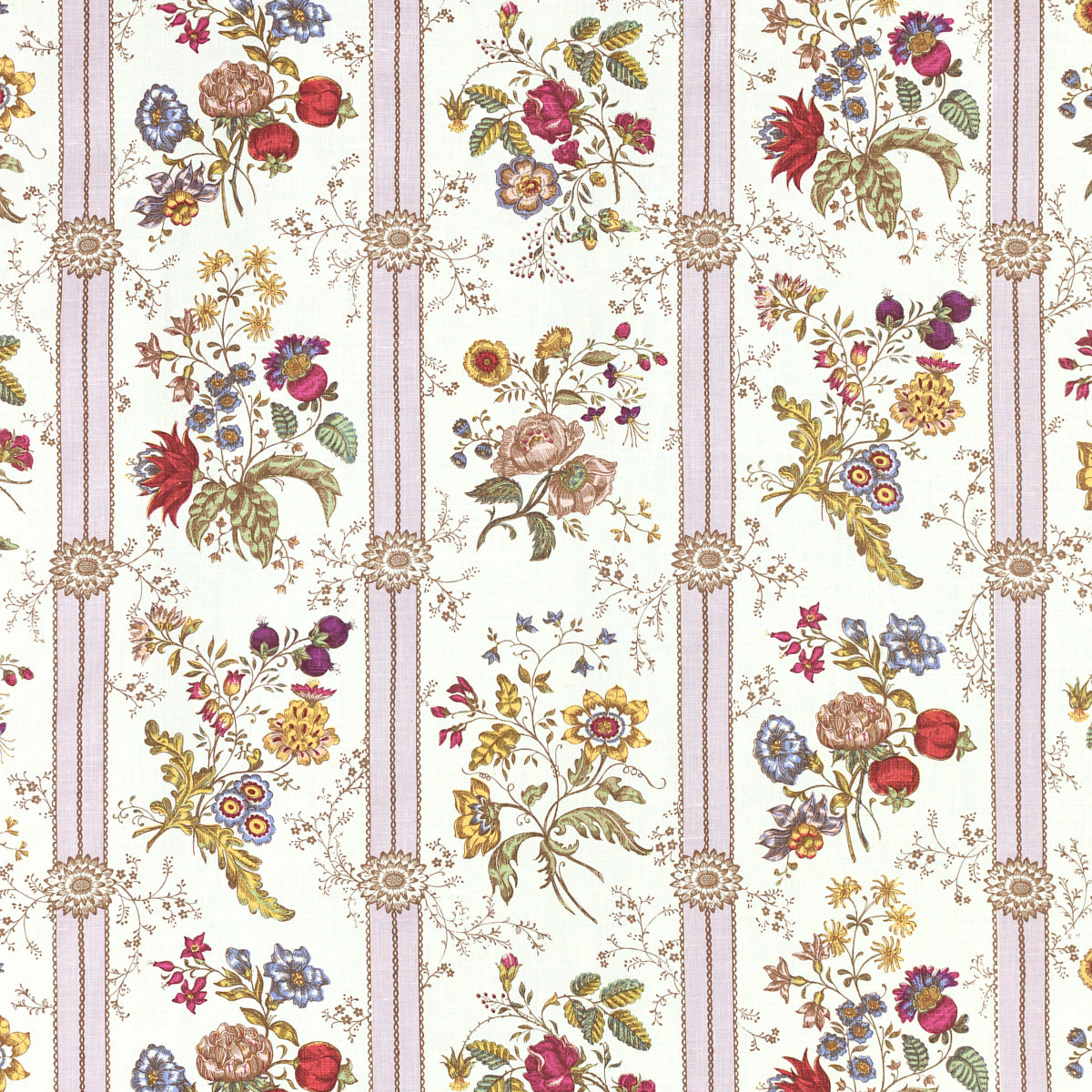 SCHUMACHER RAOUL TEXTILES MADELEINE PRINTS PRINTS LAVENDER - 803B68