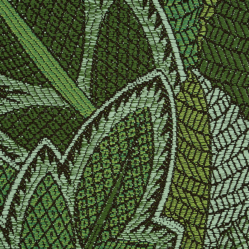 SCHUMACHER MYSTIQUE JAPURA FOREST PATTERN WOVEN PATTERN WOVEN GREEN - 80560