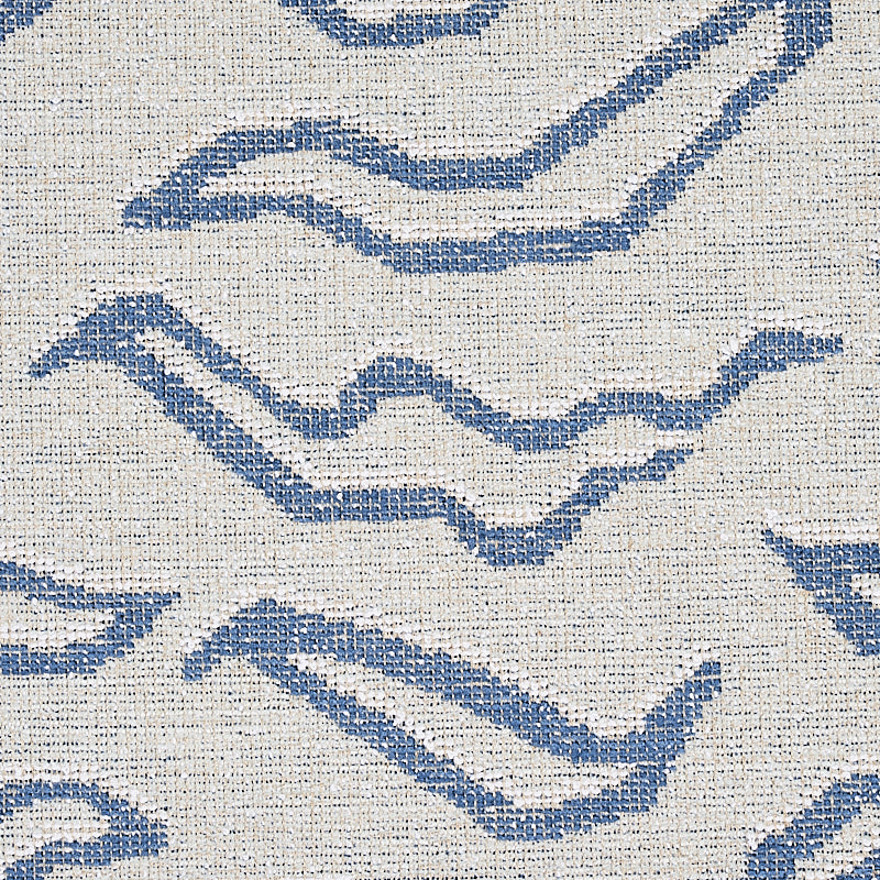 SCHUMACHER TAPIS KATA PATTERN WOVENS PATTERN WOVENS DENIM - 80682