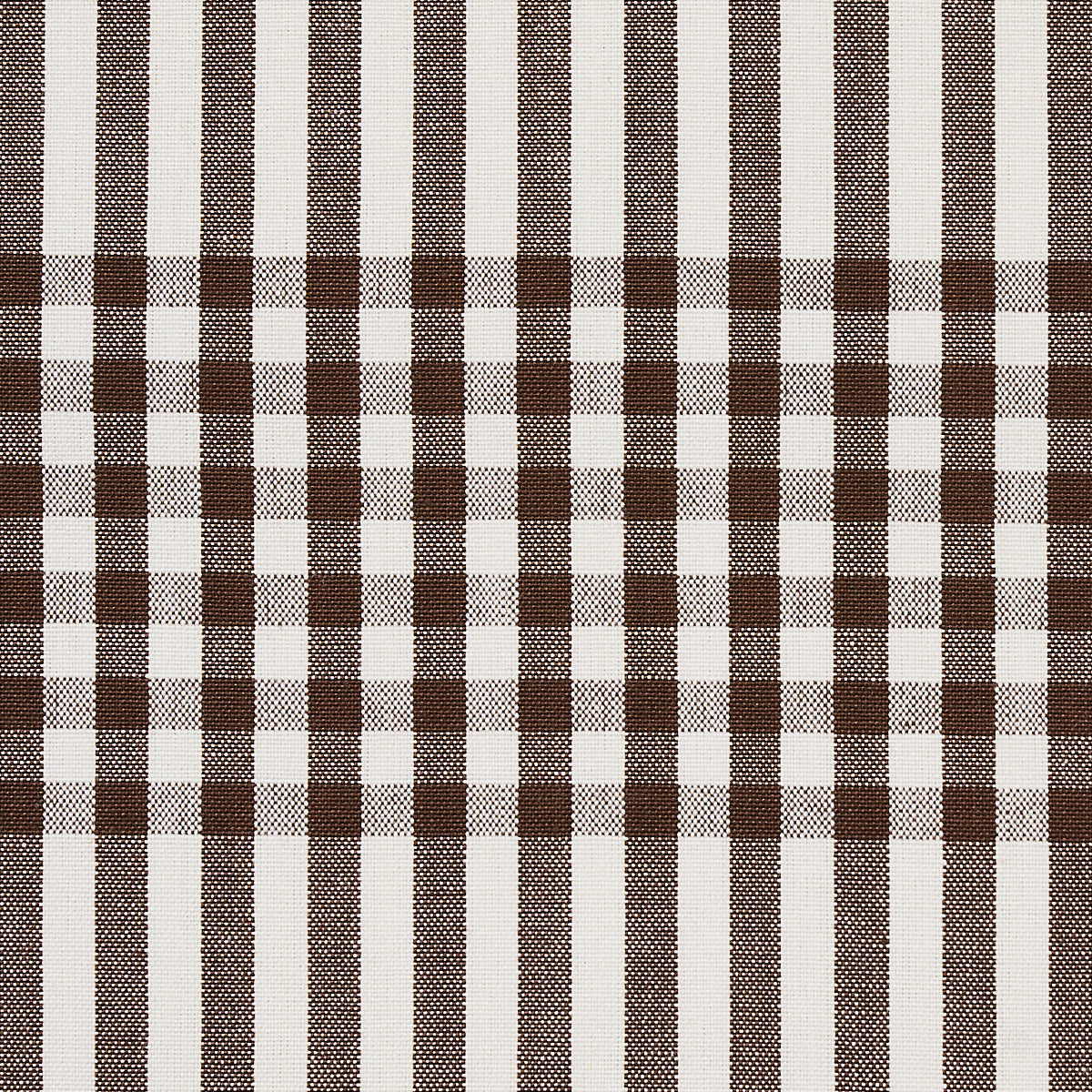 SCHUMACHER SMITH STREET BERGEN PLAID PATTERN WOVENS PATTERN WOVENS BROWN - 80801