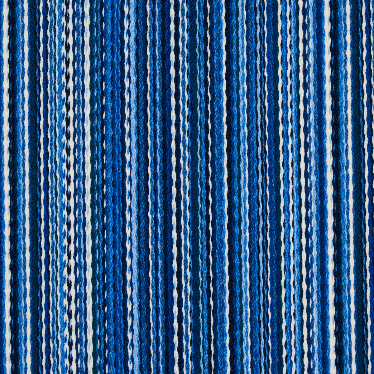 SCHUMACHER INDOOR/OUTDOOR FINO STRIPE INDOOR/OUTDOOR PATTERN WOVENS,INDOOR/OUTDOOR PATTERN WOVENS,INDOOR/OUTDOOR COBALT - 81070
