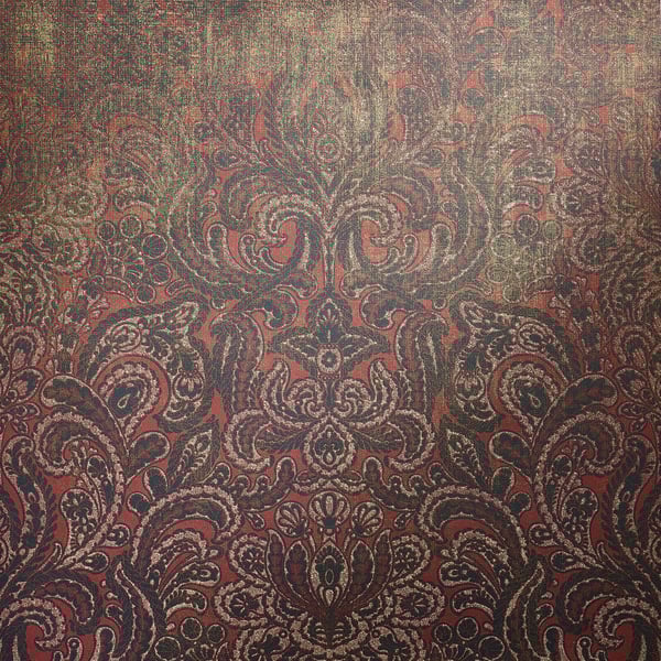Galerie Wallcoverings Adonea Damask Galerie Wallcoverings Red - 81199
