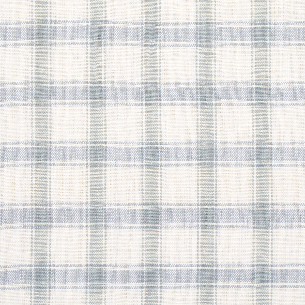 SCHUMACHER WILLIAMSBURG CRAWFORD LINEN CHECK PATTERN WOVENS PATTERN WOVENS JASPER BLUE - 81450