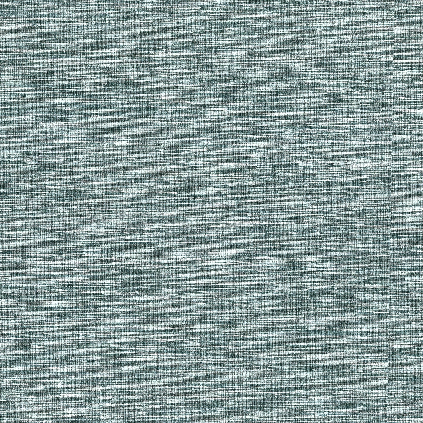 Teal-blue woven fabric texture with subtle heathered gray threads, linen-style upholstery & drapery material.