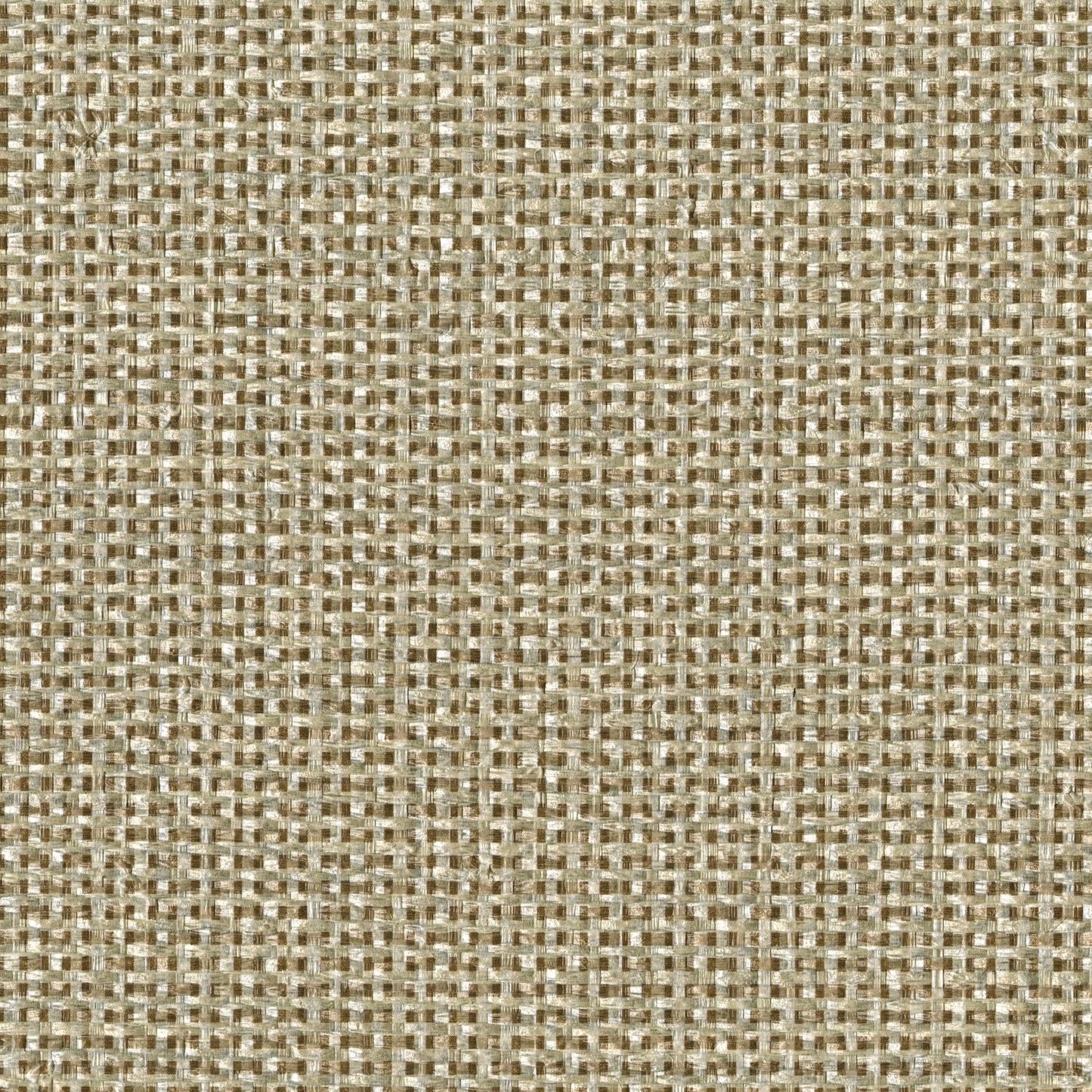 Beige woven fabric with a tight grid pattern; natural burlap-like texture and rustic, versatile look.