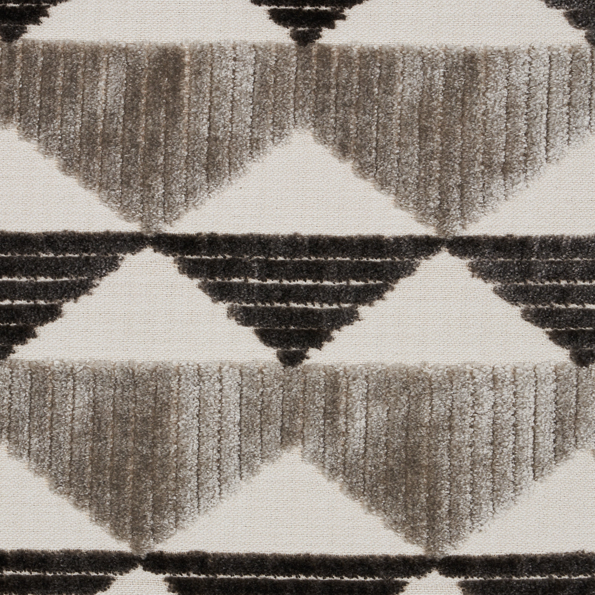 SCHUMACHER DAVID KAIHOI RIDGE LINE VELVET VELVETS VELVETS STONE GREY - 81822