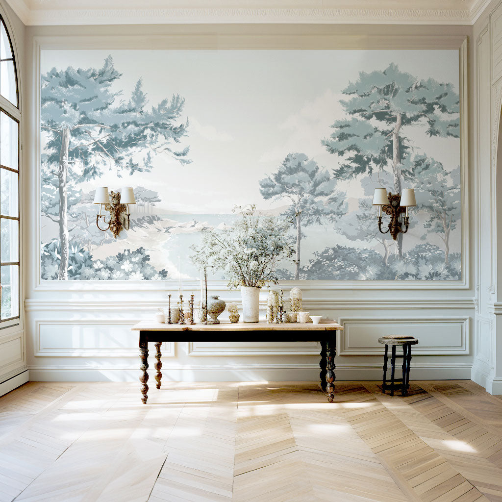 Veer Decor Quiberon Pack 1, 2 & 3 in Blue Wall Mural Nature Mural Blue Mural - 8184-BDL-CR1